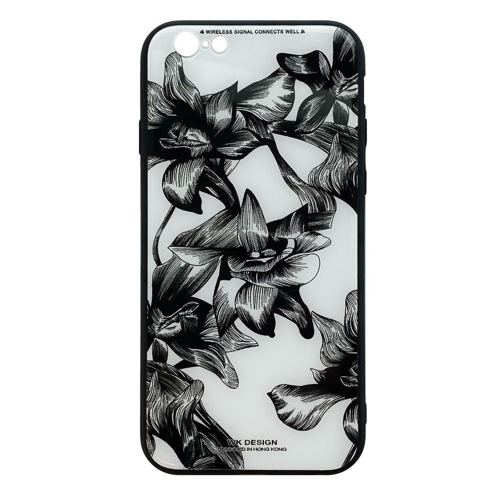 Apple hoesjes WK Design – Azure Stone Series – Hardcase hoesje voor iPhone 7 Plus / 8 Plus – Nacht – Zwart