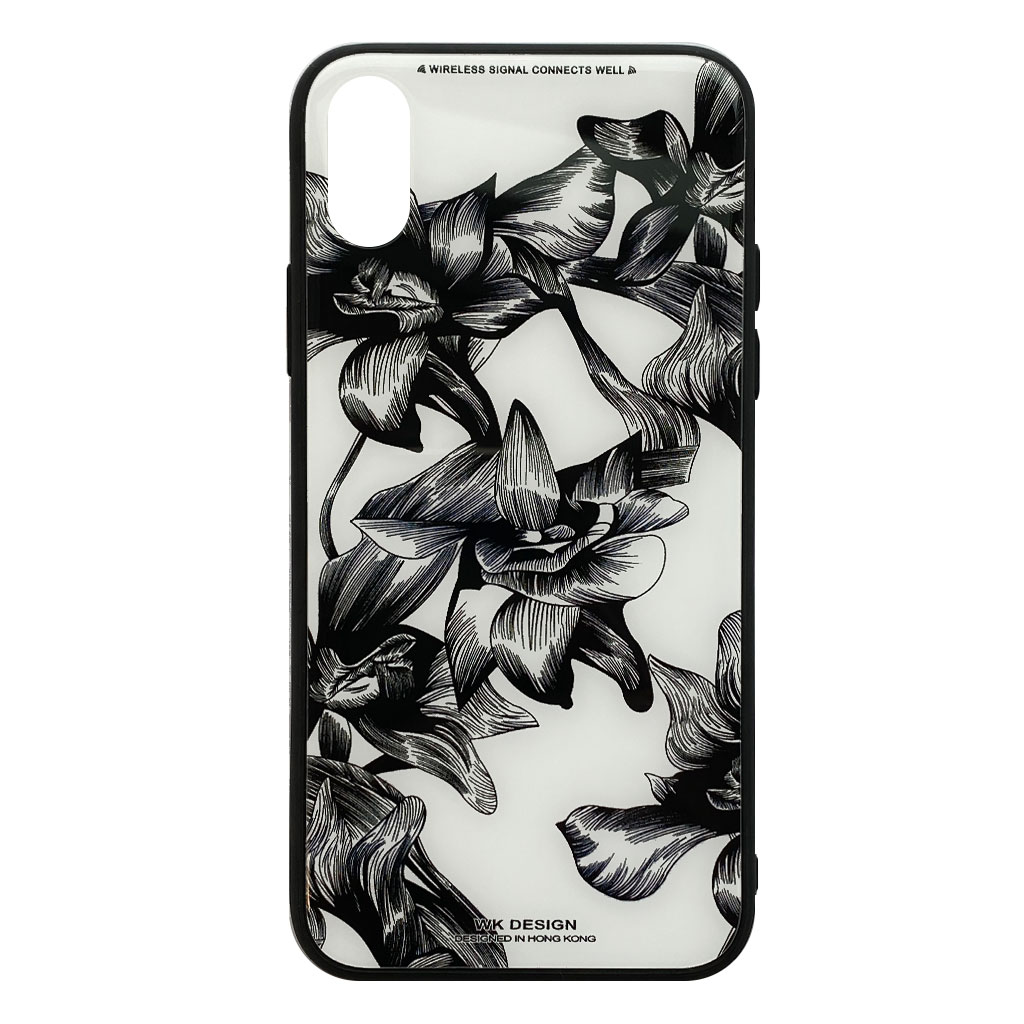 Apple hoesjes WK Design – Azure Stone Series – Hardcase hoesje voor iPhone X / XS – Nacht – Zwart